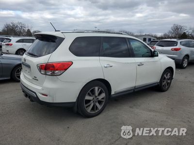 Trzecie zdjęcie samochodu z tyłu: 2014 NISSAN PATHFINDER S VIN:5N1AR2MM7EC696201 - miniatura