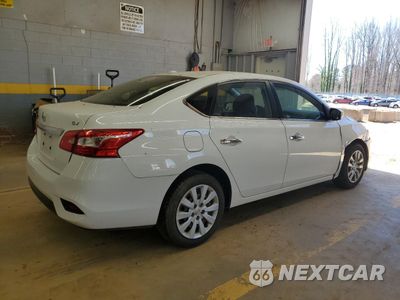 Trzecie zdjęcie samochodu z tyłu: 2017 NISSAN SENTRA S VIN:3N1AB7AP6HY317403 - miniatura