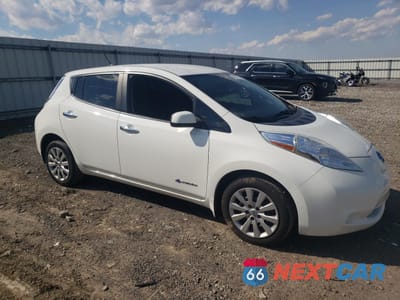 Czwarte zdjęcie samochodu z boku: 2015 NISSAN LEAF S VIN:1N4AZ0CP4FC330451 - miniatura