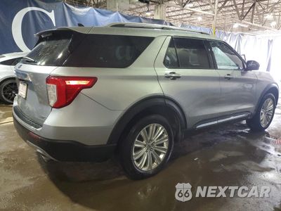 Trzecie zdjęcie samochodu z tyłu: 2022 FORD EXPLORER LIMITED VIN:1FMSK8FH1NGC05478 - miniatura