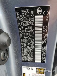 Zdjęcie 12 z 13 samochodu: 2020 TOYOTA COROLLA LE VIN:JTDEPRAE6LJ015990 - miniatura