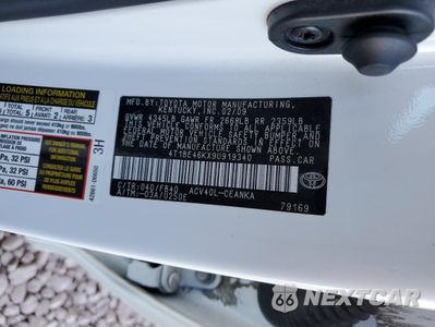 Zdjęcie 14 z 14 samochodu: 2009 TOYOTA CAMRY BASE VIN:4T1BE46KX9U919340 - miniatura