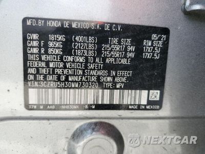 Zdjęcie 13 z 13 samochodu: 2021 HONDA HR-V LX VIN:3CZRU5H30MM730320 - miniatura