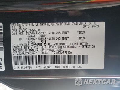 Zdjęcie 12 z 13 samochodu: 2024 TOYOTA TACOMA DOUBLE CAB VIN:3TMLB5JN9RM023477 - miniatura