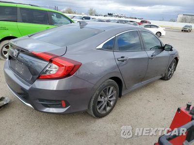 Trzecie zdjęcie samochodu z tyłu: 2020 HONDA CIVIC EXL VIN:19XFC1F77LE012511 - miniatura
