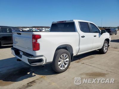 Trzecie zdjęcie samochodu z tyłu: 2024 CHEVROLET SILVERADO C1500 CUSTOM VIN:3GCPABEK4RG178083 - miniatura