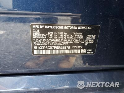 Zdjęcie 13 z 14 samochodu: 2023 BMW X5 XDRIVE40I VIN:5UXCR6C07P9R58879 - miniatura