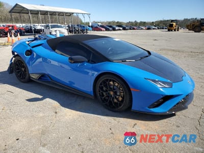 Czwarte zdjęcie samochodu z boku: 2021 LAMBORGHINI HURACAN EVO VIN:ZHWUT5ZF5MLA17050 - miniatura