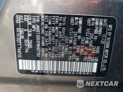 Zdjęcie 12 z 13 samochodu: 2023 NISSAN ROGUE SV VIN:JN8BT3BB3PW467182 - miniatura