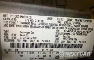 Zdjęcie 10 z 10 samochodu: 2015 FORD FOCUS SE VIN:1FADP3F26FL317477 - miniatura