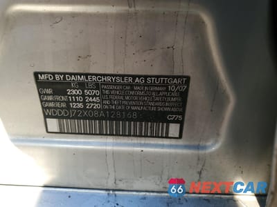 Zdjęcie 12 z 12 samochodu: 2008 MERCEDES-BENZ CLS 550 VIN:WDDDJ72X08A128168 - miniatura