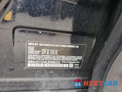 Zdjęcie 12 z 12 samochodu: 2020 BMW M550XI VIN:WBAJS7C04LBN96223 - miniatura