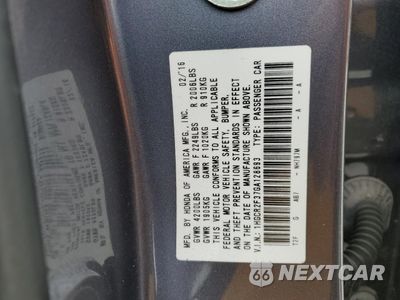Zdjęcie 15 z 15 samochodu: 2016 HONDA ACCORD LX VIN:1HGCR2F37GA128693 - miniatura