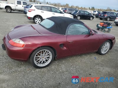 Trzecie zdjęcie samochodu z tyłu: 1999 PORSCHE BOXSTER VIN:WP0CA2984XU631531 - miniatura