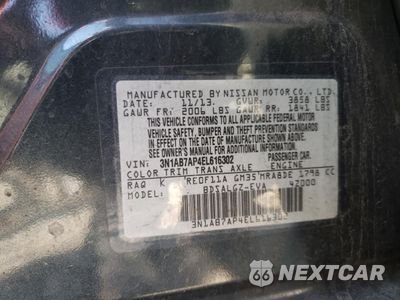 Zdjęcie 12 z 12 samochodu: 2014 NISSAN SENTRA S VIN:3N1AB7AP4EL616302 - miniatura