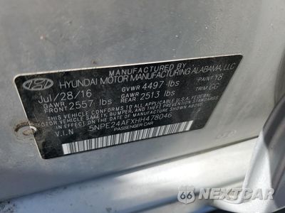 Zdjęcie 12 z 14 samochodu: 2017 HYUNDAI SONATA SE VIN:5NPE24AFXHH478046 - miniatura