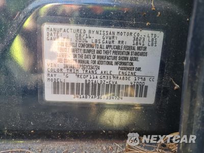 Zdjęcie 12 z 12 samochodu: 2016 NISSAN SENTRA S VIN:3N1AB7AP3GY334724 - miniatura