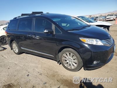 Czwarte zdjęcie samochodu z boku: 2014 TOYOTA SIENNA XLE VIN:5TDDK3DC5ES078151 - miniatura