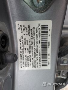 Zdjęcie 14 z 14 samochodu: 2016 HONDA CIVIC EX VIN:2HGFC2F76GH554734 - miniatura