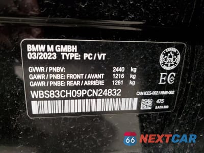 Zdjęcie 12 z 12 samochodu: 2023 BMW M5 VIN:WBS83CH09PCN24832 - miniatura