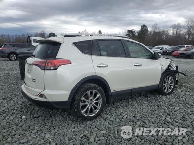 Trzecie zdjęcie samochodu z tyłu: 2016 TOYOTA RAV4 HV LIMITED VIN:JTMDJREV6GD059130 - miniatura