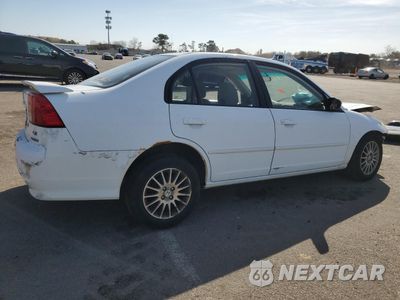 Trzecie zdjęcie samochodu z tyłu: 2005 HONDA CIVIC LX VIN:2HGES16565H608344 - miniatura