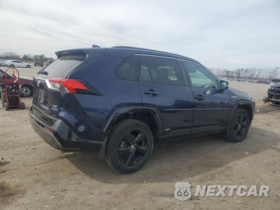 Trzecie zdjęcie samochodu z tyłu: 2021 TOYOTA RAV4 XSE VIN:4T3E6RFV6MU030908 - miniatura