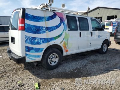 Trzecie zdjęcie samochodu z tyłu: 2015 CHEVROLET EXPRESS G2500 VIN:1GCWGFCF1F1254635 - miniatura