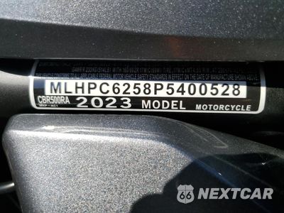 Zdjęcie 9 z 9 samochodu: 2023 HONDA CBR500 RA VIN:MLHPC6258P5400528 - miniatura