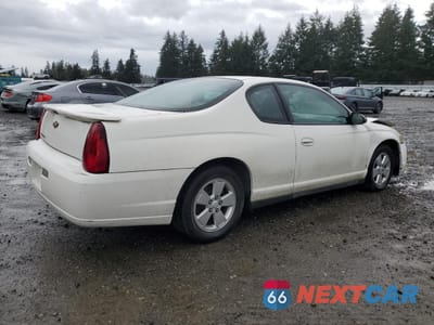 Trzecie zdjęcie samochodu z tyłu: 2006 CHEVROLET MONTE CARLO LT VIN:2G1WM15KX69212278 - miniatura