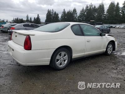 Trzecie zdjęcie samochodu z tyłu: 2006 CHEVROLET MONTE CARLO LT VIN:2G1WM15KX69212278 - miniatura
