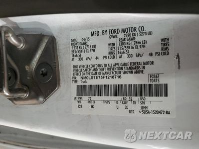 Zdjęcie 13 z 13 samochodu: 2015 FORD TRANSIT CONNECT XL VIN:NM0LS7E75F1218716 - miniatura