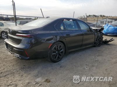 Trzecie zdjęcie samochodu z tyłu: 2023 BMW 760 XI VIN:WBA33EJ05PCN84000 - miniatura
