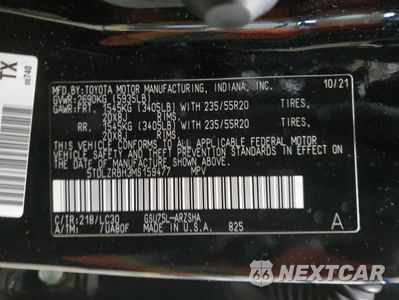 Zdjęcie 13 z 14 samochodu: 2021 TOYOTA HIGHLANDER XSE VIN:5TDLZRBH3MS159477 - miniatura