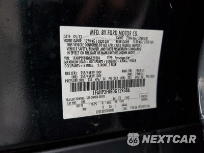 Zdjęcie 14 z 14 samochodu: 2013 FORD TAURUS LIMITED VIN:1FAHP2F88DG129386 - miniatura