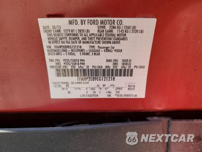 Zdjęcie 14 z 14 samochodu: 2014 FORD TAURUS SEL VIN:1FAHP2E89EG121218 - miniatura