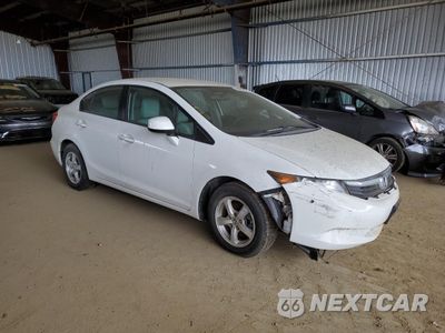 Czwarte zdjęcie samochodu z boku: 2012 HONDA CIVIC NATURAL GAS VIN:19XFB5F57CE002764 - miniatura