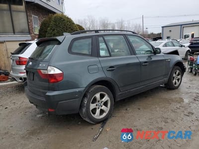 Trzecie zdjęcie samochodu z tyłu: 2007 BMW X3 3.0SI VIN:WBXPC93487WJ01306 - miniatura