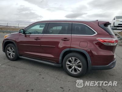 Drugie zdjęcie samochodu z przodu: 2014 TOYOTA HIGHLANDER XLE VIN:5TDKKRFH2ES011056 - miniatura
