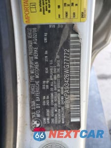 Zdjęcie 13 z 13 samochodu: 2006 BMW X3 3.0I VIN:WBXPA93426WG77772 - miniatura