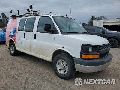 Czwarte zdjęcie samochodu z boku: 2014 CHEVROLET EXPRESS G2500 VIN:1GCWGFCA8E1913846 - miniatura