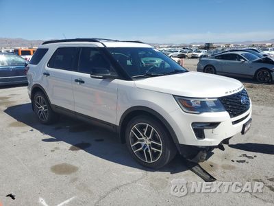 Czwarte zdjęcie samochodu z boku: 2018 FORD EXPLORER SPORT VIN:1FM5K8GT3JGB56827 - miniatura