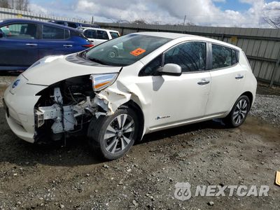 2015 NISSAN LEAF S 1N4AZ0CPXFC335136 - główne zdjęcie licytacji z USA - miniatura