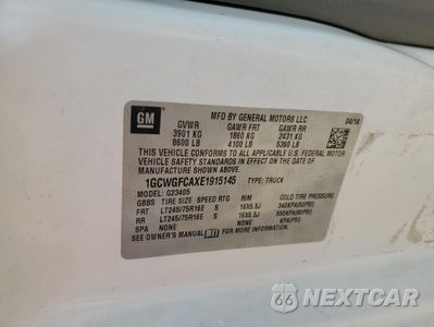 Zdjęcie 13 z 13 samochodu: 2014 CHEVROLET EXPRESS G2500 VIN:1GCWGFCAXE1915145 - miniatura
