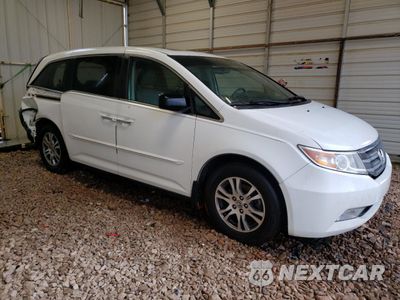 Czwarte zdjęcie samochodu z boku: 2012 HONDA ODYSSEY EX VIN:5FNRL5H60CB016466 - miniatura