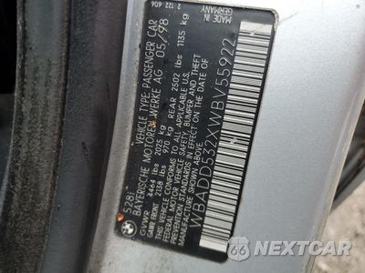 Zdjęcie 13 z 13 samochodu: 1998 BMW 528 I VIN:WBADD532XWBV55922 - miniatura
