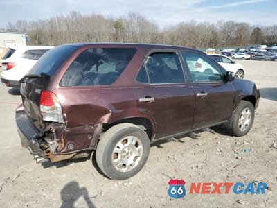 Trzecie zdjęcie samochodu z tyłu: 2001 ACURA MDX VIN:2HNYD18211H524722 - miniatura