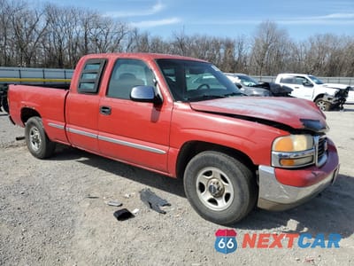 Czwarte zdjęcie samochodu z boku: 2000 GMC NEW SIERRA C1500 VIN:2GTEC19V9Y1178314 - miniatura