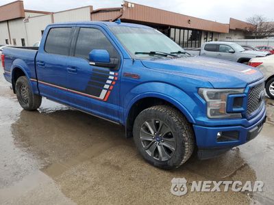 Czwarte zdjęcie samochodu z boku: 2018 FORD F150 SUPERCREW VIN:1FTEW1E53JFA39629 - miniatura