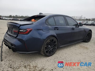 Trzecie zdjęcie samochodu z tyłu: 2022 BMW M3 COMPETITION VIN:WBS43AY05NFL68593 - miniatura